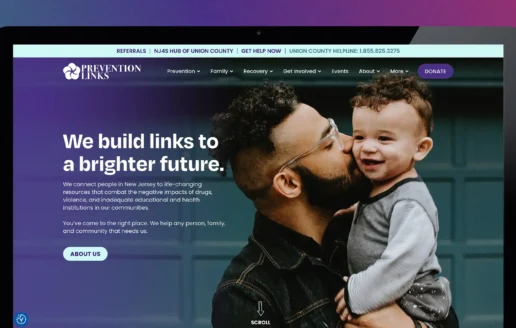 prevention links home page desktop